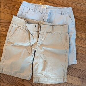 J. Crew women's Shorts in Beige and Light Gray
